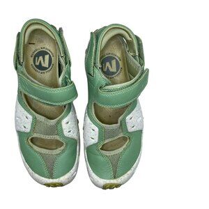 Merrell Flashback Green Outdoor Hiking Shoes Dual Strap Convertible Leather 6